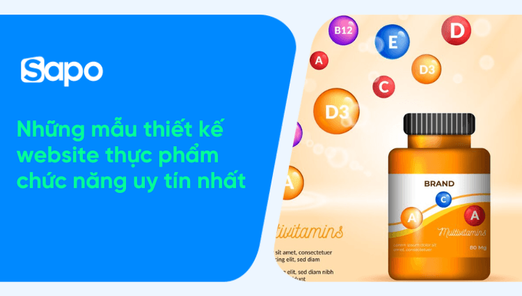 Những mẫu thiết kế website thực phẩm chức năng uy tín nhất hiện nay