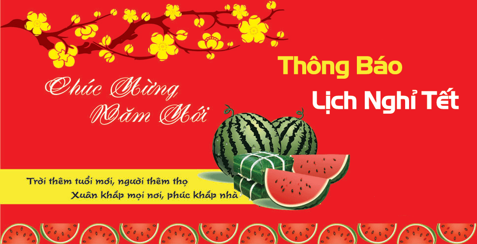 Thông báo lịch nghỉ và trực Tết Âm lịch Đinh Dậu 2017