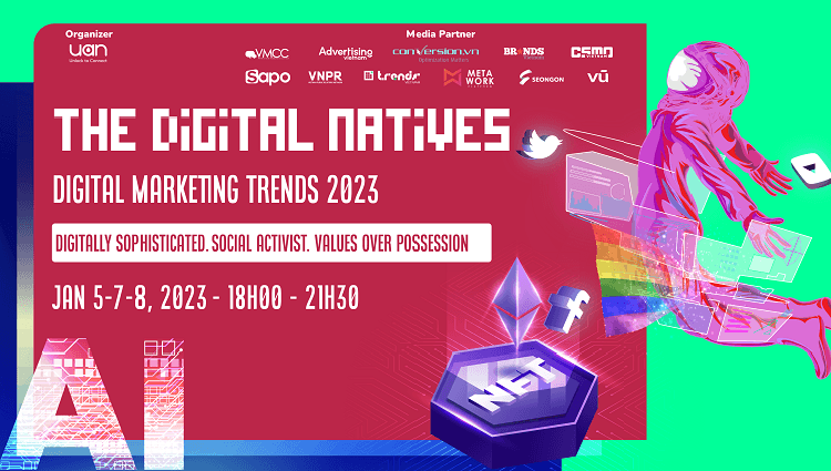 SAPO bảo trợ truyền thông sự kiện UAN YEP Digital Marketing Trends - The Digital Natives