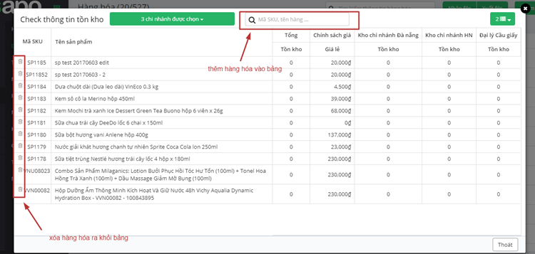 Update tính năng mới phần mềm quản lý bán hàng Sapo đầu tháng 7