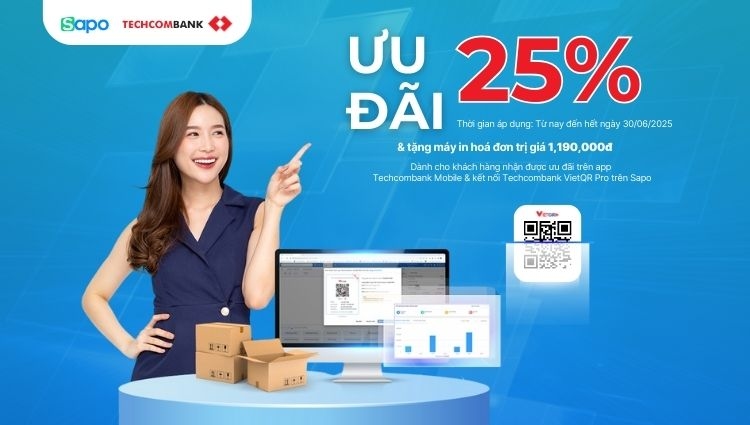 Ưu đãi độc quyền cho khách hàng Techcombank: Giảm tới 25% khi ký mới phần mềm