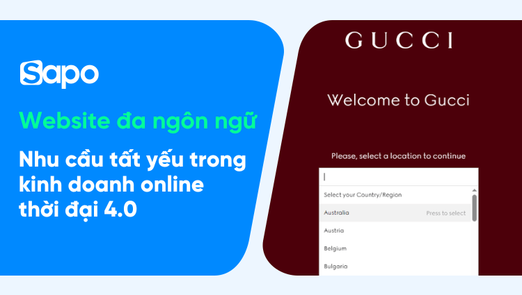 Website đa ngôn ngữ - Nhu cầu tất yếu trong kinh doanh online thời đại 4.0