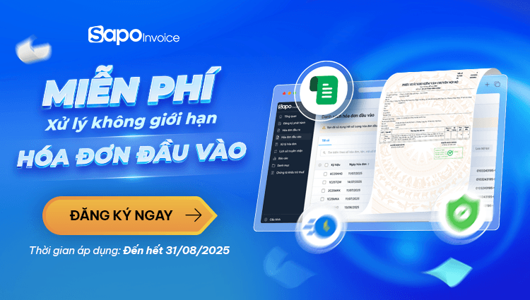 [Sapo Invoice] MIỄN PHÍ  xử lý không giới hạn hóa đơn đầu vào – Tự động, chính xác, dễ dàng