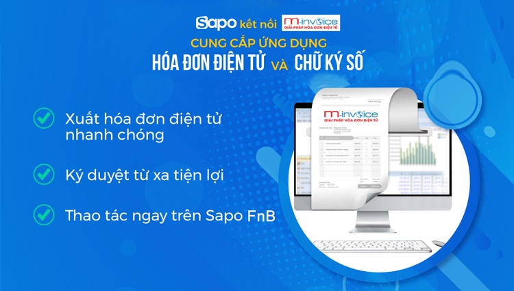 Hướng dẫn xuất hóa đơn điện tử nhà hàng, dịch vụ ăn uống trên phần mềm Sapo FnB