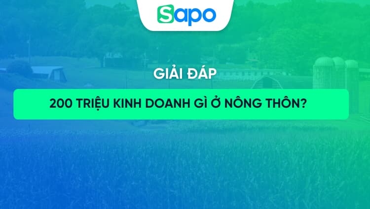 200 triệu kinh doanh gì ở nông thôn? 10 ý tưởng dễ làm, ít rủi ro nhất hiện nay