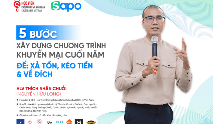 WORKSHOP: “5 BƯỚC XÂY DỰNG CTKM CUỐI NĂM ĐỂ: XẢ TỒN, KÉO TIỀN & VỀ ĐÍCH”