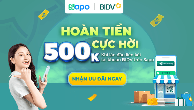 Siêu ưu đãi khi kết nối BIDV và Sapo 6870 – Nhận hoàn tiền 500.000đ