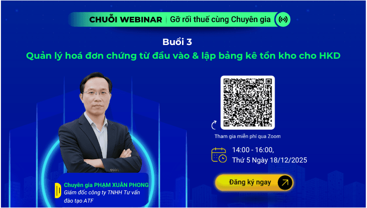 Sapo tổ chức chuỗi Webinar: “Gỡ rối Thuế cùng chuyên gia”