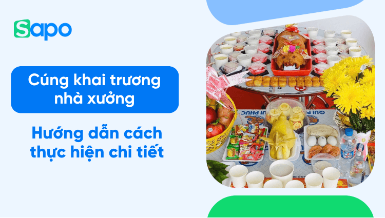 Lễ cúng khai trương nhà xưởng giúp mang lại nhiều may mắn cho gia chủ