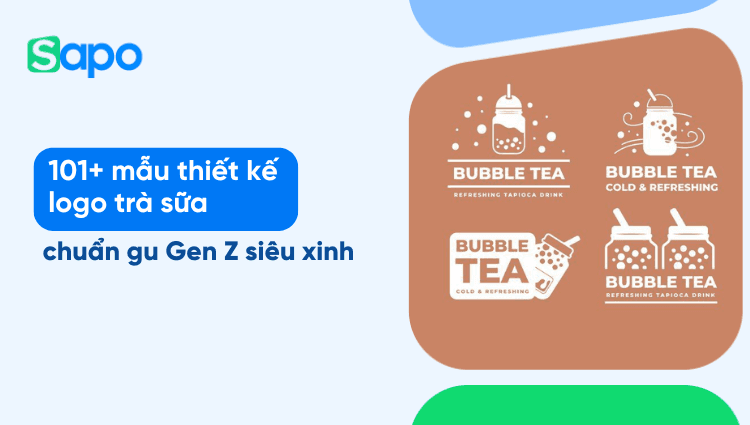 101+ mẫu thiết kế logo trà sữa chuẩn gu Gen Z siêu xinh