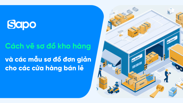 Cách vẽ sơ đồ kho hàng và các mẫu sơ đồ đơn giản cho các cửa hàng bán lẻ