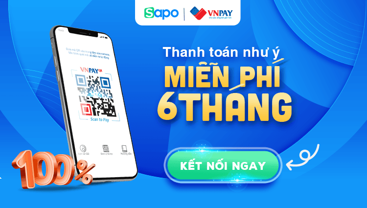 Ưu đãi VNPAY QR trên Sapo: Hỗ trợ nhà bán hàng xây dựng mô hình kinh doanh bền vững