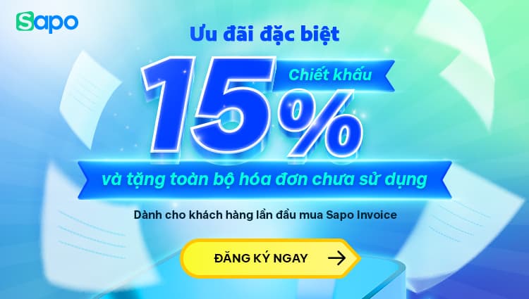 Chuyển đổi sang Sapo Invoice – Nhận ngay ưu đãi đặc biệt!