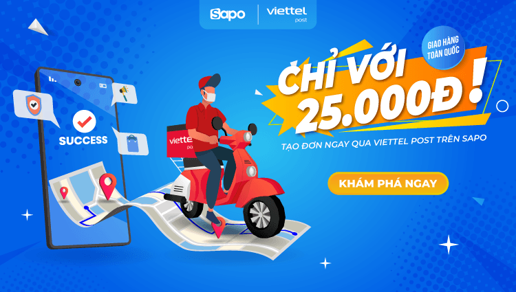 Chỉ 25k giao hàng toàn quốc với Viettel Post trên Sapo
