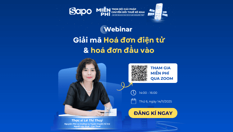 WEBINAR: “Giải đáp về hóa đơn điện tử và hóa đơn đầu vào cùng chuyên gia thuế”