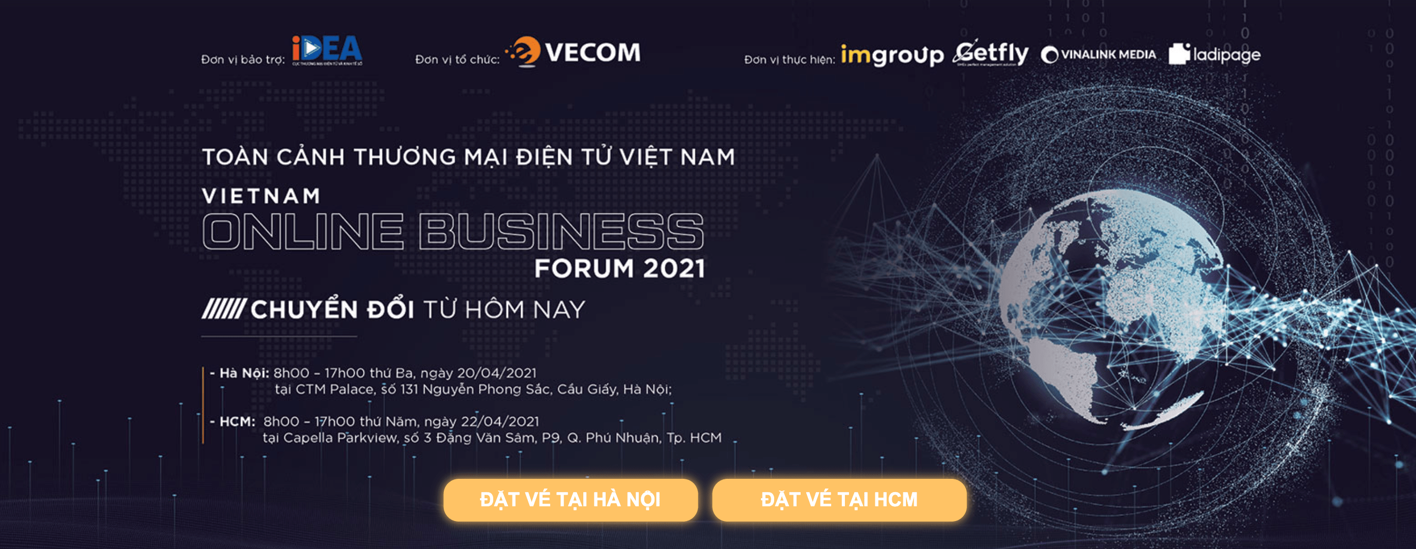 SỰ KIỆN VOBF 2021: Diễn đàn Toàn cảnh thương mại điện tử Việt Nam với Chủ đề: “Chuyển đổi từ hôm nay”