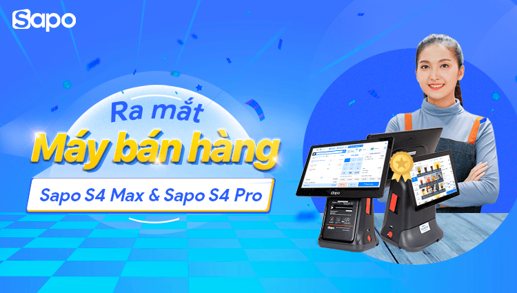 Sapo ra mắt máy bán hàng Sapo S4 Pro và S4 Max