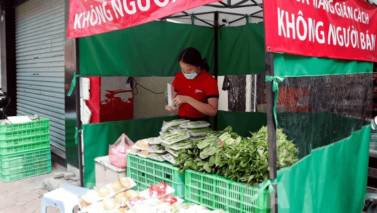 “Cửa hàng không người bán” độc lạ tại Hà Nội trong mùa dịch