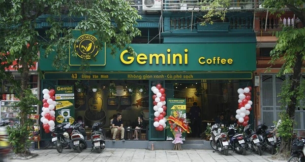 Gemini Coffee: Chuỗi cà phê nhượng quyền “Xanh và Sạch”