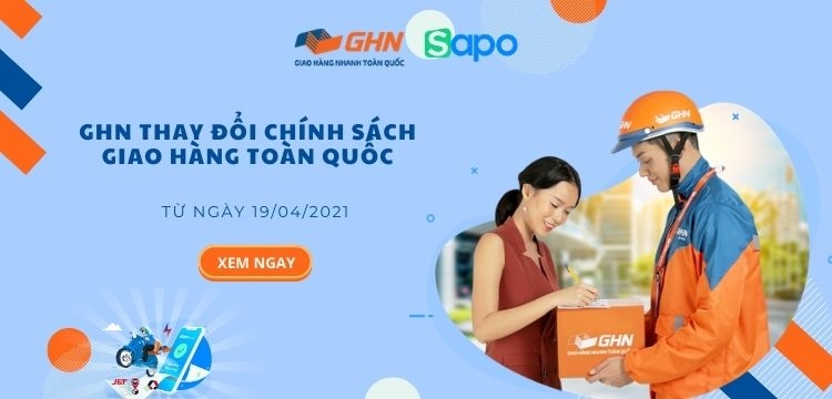 [Sapo Express] GHN thay đổi chính sách giao hàng toàn quốc