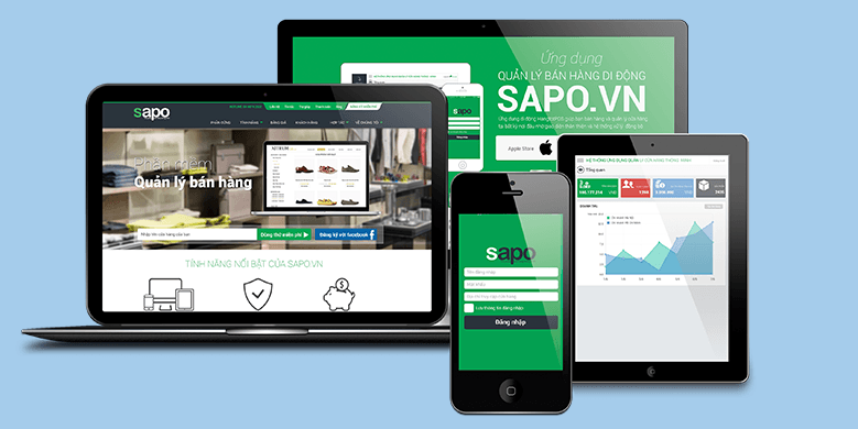 Phần mềm quản lý cửa hàng Sapo giúp quản lý hàng hóa tối ưu