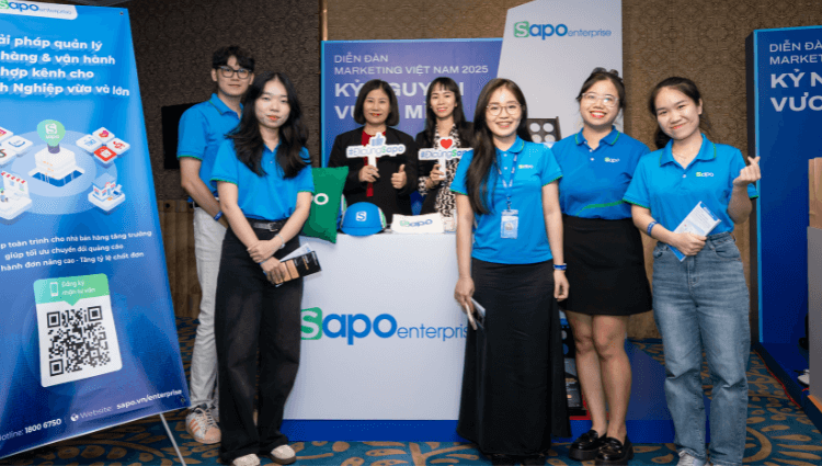 Sapo Enterprise đồng hành cùng Pmax tại Vietnam Marketing Forum 2025 - The Rising Era