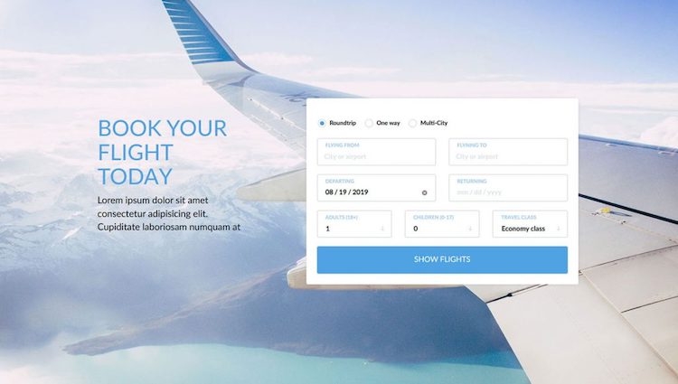 Thiết kế website bán vé máy bay trọn gói chỉ từ 299k/tháng