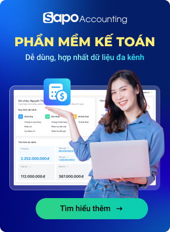Phần mềm kế toán Sapo Accounting