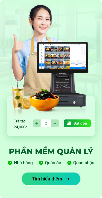 Giải pháp quản lý nhà hàng, dịch vụ, quán ăn